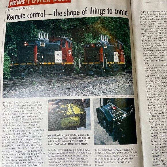Trains Magazine August 2000 Vol 60 No 8 Railroad Enthusiast Book Railfan Paradis - Picture 7 of 11